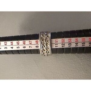 Vintage Sterling Silver 925 Size 5 Spinner Ring #419